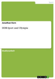 DDR-Sport und Olympia Jonathan Kern Author