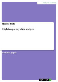 High-frequency data analysis Nadine Hirte Author