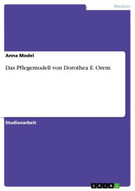 Das Pflegemodell von Dorothea E. Orem Anna Model Author
