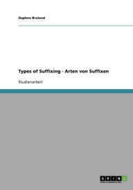 Types Of Suffixing - Arten Von Suffixen - Daphne Bruland