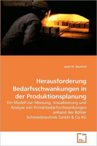 Herausforderung Bedarfsschwankungen in der Produktionsplanung Josef M. Neuhold Author