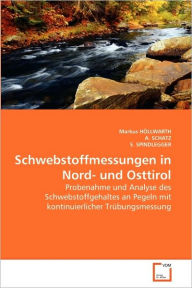 Schwebstoffmessungen in Nord- und Osttirol Markus HÖLLWARTH Author