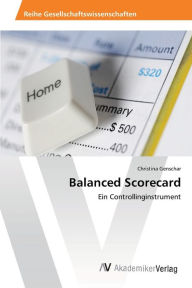 Balanced Scorecard Christina Genschar Author
