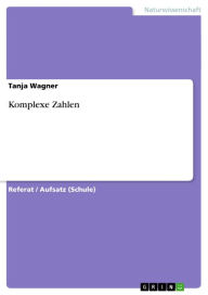 Komplexe Zahlen Tanja Wagner Author