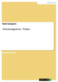 Arbeitsmigration - TÃ¼rkei Rutt Schubert Author