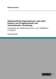 Nichtstaatliche Organisationen Unter Dem Einfluss Von Zivilgesellschaft Und Internationaler Vernetzung - Katharina Heinz