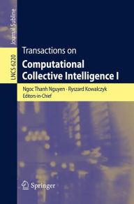 Transactions on Computational Collective Intelligence I Springer Berlin Heidelberg Author