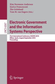 Electronic Government and the Information Systems Perspective: First International Conference, EGOVIS 2010, Bilbao, Spain, August 31 - September2, 201