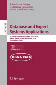 Database and Expert Systems Applications: 21st International Conference, DEXA 2010, Bilbao, Spain, August 30 - September 3, 2010, Proceedings, Part II