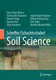 Scheffer/Schachtschabel Soil Science Hans-Peter Blume Author