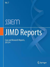 JIMD Reports - Case and Research Reports, 2012/4 Johannes Zschocke Editor