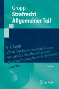 Strafrecht Allgemeiner Teil Walter Gropp Author