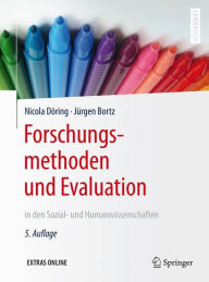 Forschungsmethoden und Evaluation in den Sozial- und Humanwissenschaften Nicola Dïring Author