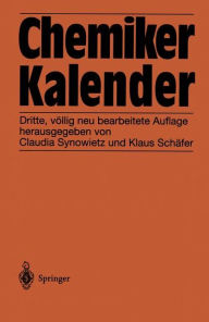 Chemiker-Kalender C. Synowietz Editor