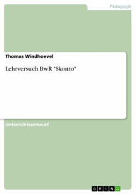 Lehrversuch BwR 'Skonto' Thomas Windhoevel Author