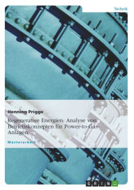 Regenerative Energien: Analyse von Betriebskonzepten fÃ¼r Power-to-Gas-Anlagen Henning Prigge Author