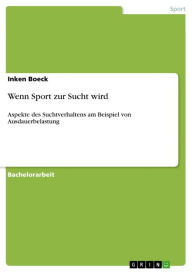 Wenn Sport zur Sucht wird: Aspekte des Suchtverhaltens am Beispiel von Ausdauerbelastung Inken Boeck Author