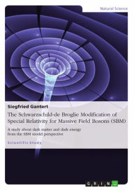 The Schwarzschild-de Broglie Modification of Special Relativity for Massive Field Bosons (SBM): A study about dark matter and dark energy from the SBM