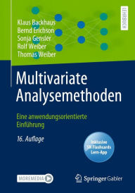 Multivariate Analysemethoden: Eine anwendungsorientierte Einführung Klaus Backhaus Author