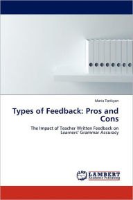 Types of Feedback: Pros and Cons Maria Torikyan Author