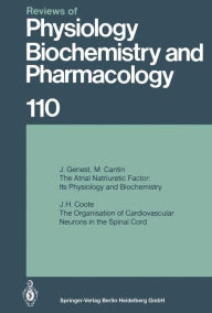 Reviews of Physiology, Biochemistry and Pharmacology 110 Springer Berlin Heidelberg Author