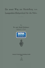 Ein neuer Weg zur Herstellung von Leseproben (Sehproben) für die Nähe Rudolf Birkhäuser Author