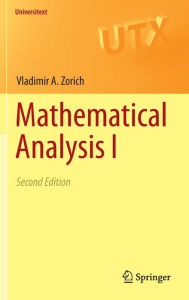 Mathematical Analysis I V. A. Zorich Author