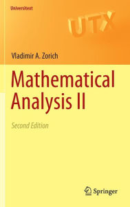 Mathematical Analysis II V. A. Zorich Author