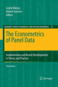 The Econometrics of Panel Data: Fundamentals and Recent Developments in Theory and Practice (Advanced Studies in Theoretical and Applied Econometrics, 46, Band 46)