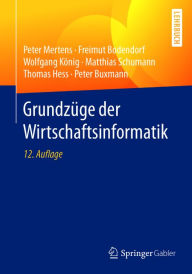 GrundzÃ¼ge der Wirtschaftsinformatik Peter Mertens Author