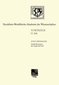Antike Revisionen des Vergil und Ovid Otto Zwierlein Author