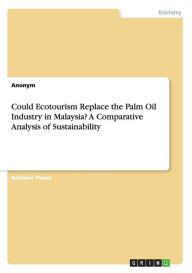 Could Ecotourism Replace the Palm Oil Industry in Malaysia? A Comparative Analysis of Sustainability