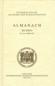 Almanach der Akademie der Wissenschaften / Almanach 163./164. Jahrgang 2013/2014 Austrian Academy of Sciences Press Author