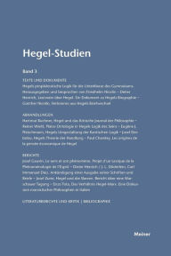 Hegel-Studien / Hegel-Studien Otto PÃ¯ggeler Editor