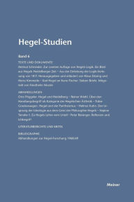Hegel-Studien / Hegel-Studien Band 6 (1971) Otto Pïggeler Editor