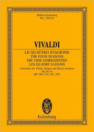 Violin Concerto Op. 8, No. 1 Spring: Study Score Antonio Vivaldi Composer
