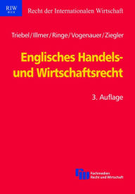 Englisches Handels- und Wirtschaftsrecht - Volker Triebel