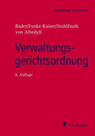 Verwaltungsgerichtsordnung, eBook Jörg von von Albedyll Author