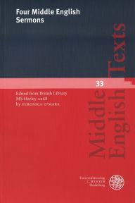 Four Middle English Sermons Veronica O'Mara Revised by