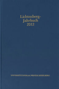 Lichtenberg-Jahrbuch 2012 Ulrich Joost Editor