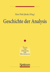 Geschichte der Analysis Hans Niels Jahnke Author