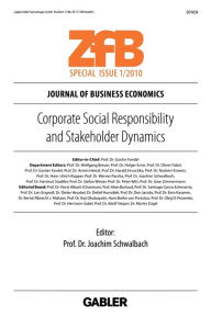 Corporate Social Responsibility and Stakeholder Dynamics Joachim Schwalbach Editor