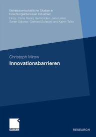 Innovationsbarrieren Christoph Mirow Author