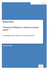 Tennessee Williams. A streetcar named desire: Contrasting the play with the 1951 movie production Michael Grawe Author
