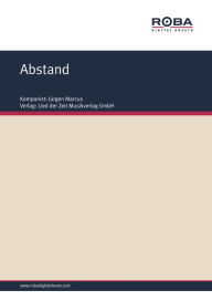 Abstand: Single Songbook Gitte Author