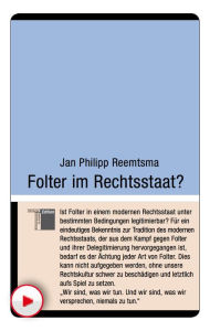 Folter im Rechtsstaat? Jan Philipp Reemtsma Author