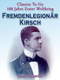 FremdenlegionÃ¤r Kirsch Hans Paasche Author