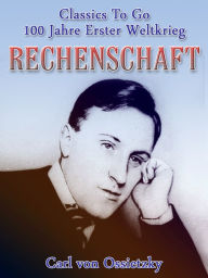 Rechenschaft Carl von Ossietzky Author