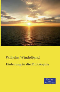 Einleitung in die Philosophie Wilhelm Windelband Author