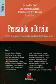 Pensando o Direito: trabalhos de pesquisa e extensÃ£o do curso de Direito da PUC Minas - Serro Amanda Moreira Carvalho Author